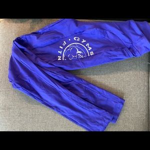 GYMSHARK LEGGINGS:royal blue:XS